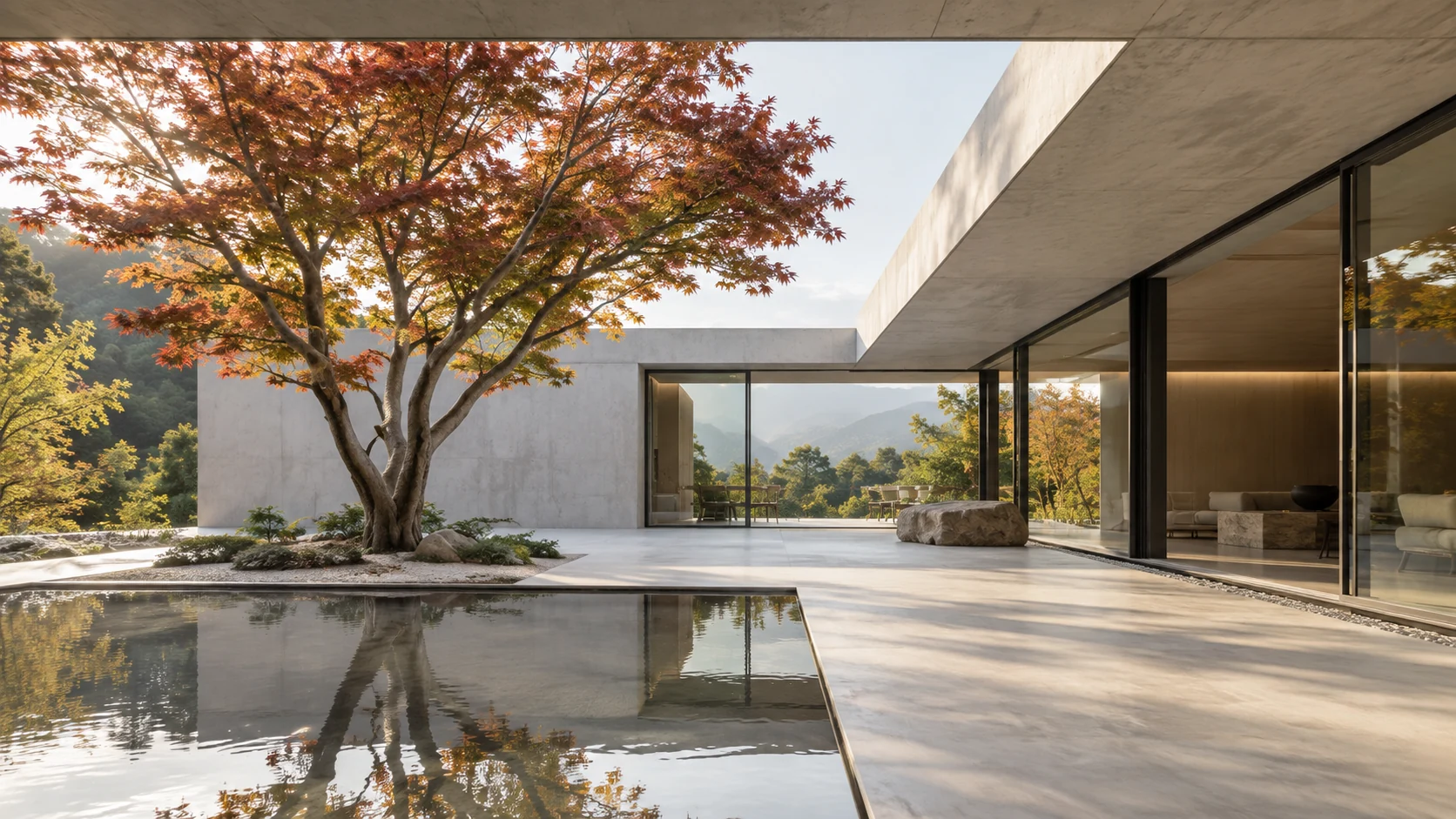 House around a tree 콘셉트 이미지